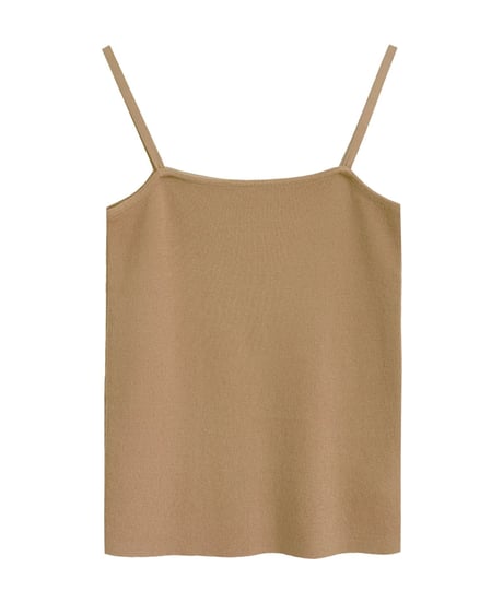 （Set up）bi-color middle cardigan & camisole/3color