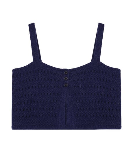 crochet knit bustier/3color(ネコポス)