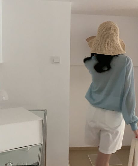 summer straw hat/2color