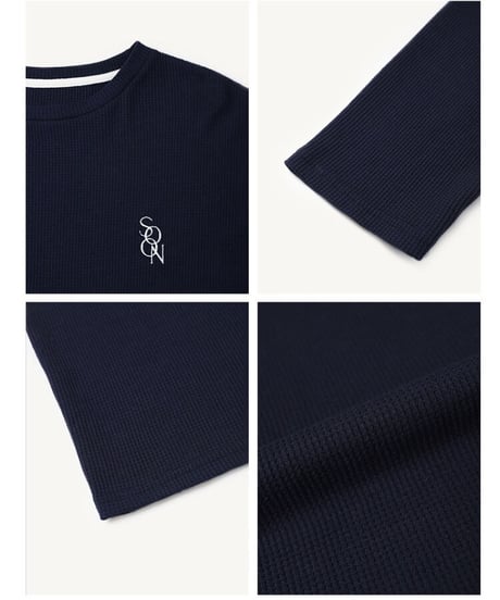 soon waffle long-T/2color