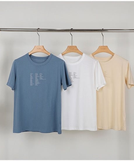 list T-shirt/3color(ネコポス)