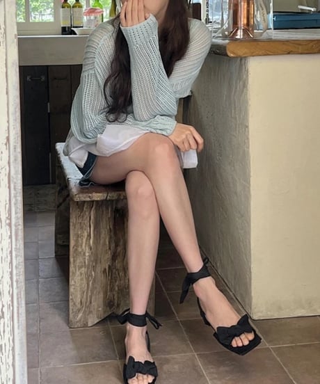 mesh loose summer kint/2color
