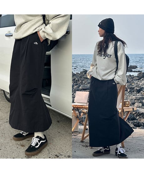 work long skirt/2color