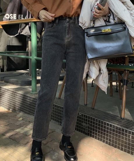 cropped black slim denim