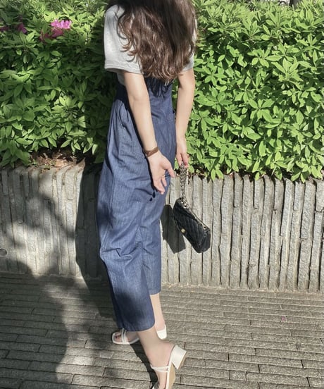 denim jumper all-in-one