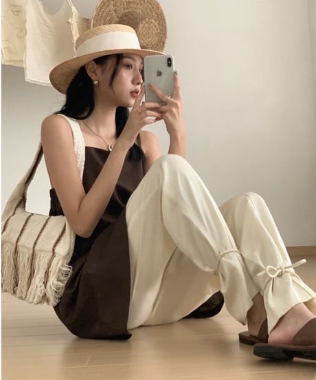 [OUTLET]linen camisole tunic/2color(ネコポス)