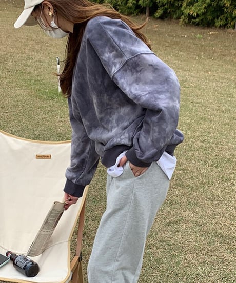 [OUTLET]tie-dye pullover