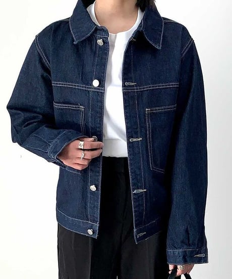 stitch denim jacket