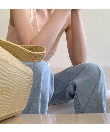 gurkha denim pants/2color