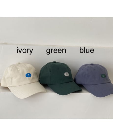 S logo cap/6color