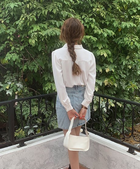 open collar classic shirt/2color