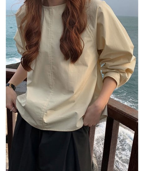 back design blouse/2color