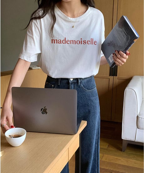 mademoiselle T-shirt/3color(ネコポス)