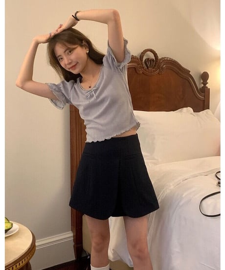 lovely puff tee/2color(ネコポス)