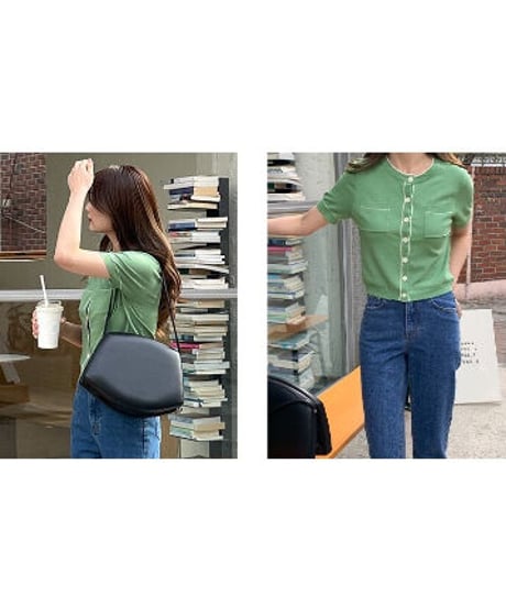 linen blend cardigan tops/3color(ネコポス)