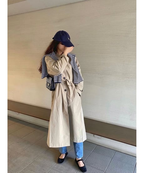 [OUTLET]long sten collar coat/2color