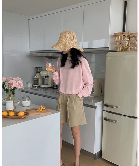 summer straw hat/2color