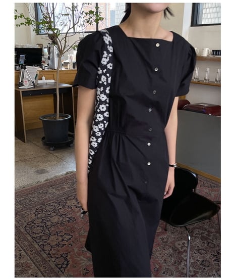 2way cotton one-piece/2color