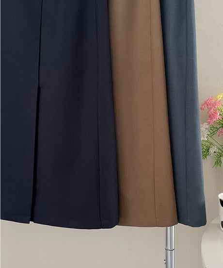 button pencil skirt/3color