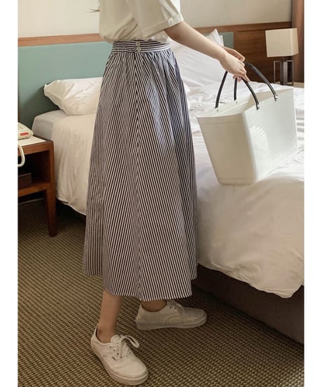 stripe marin skirt/2color