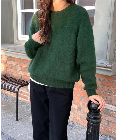 crew neck knit/3color