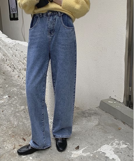 light straight denim