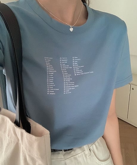 list T-shirt/3color(ネコポス)