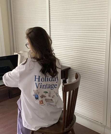 holiday vintage T-shirt(ネコポス)