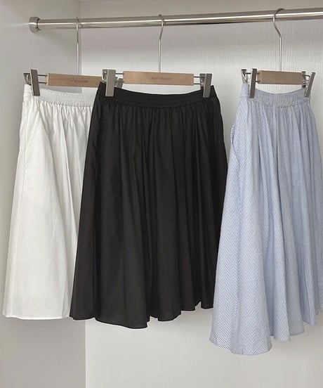 middle volume skirt/3color