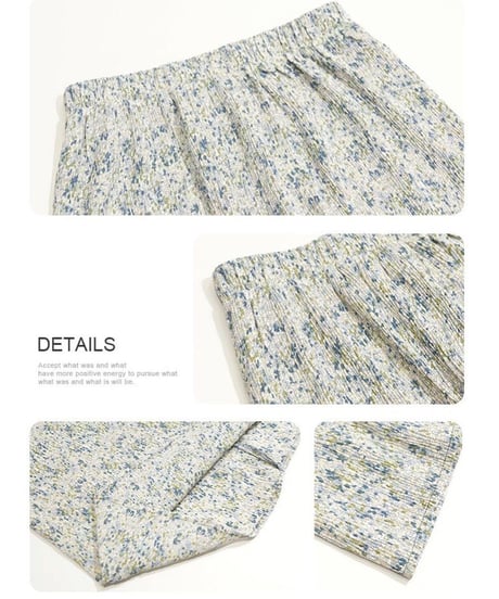 flower A line skirt/2color