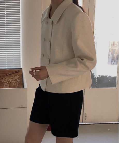 classical double button jacket/4color
