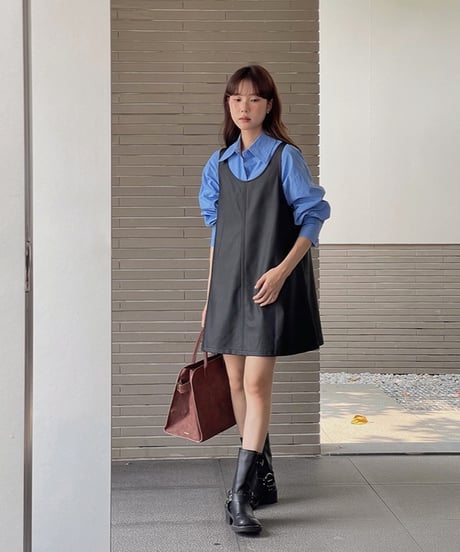 big ribbon shirt/2color