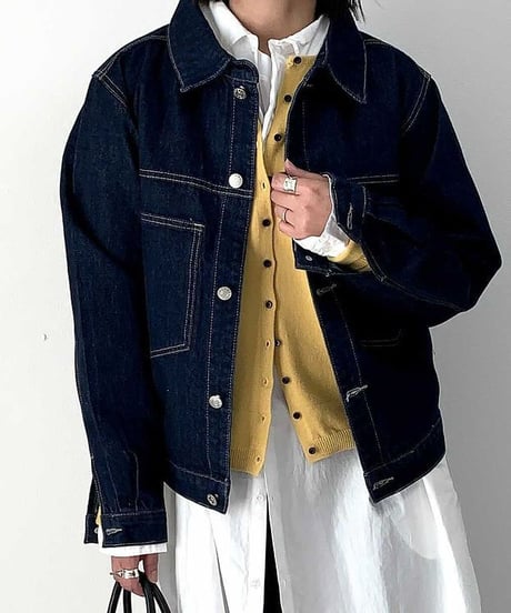 stitch denim jacket