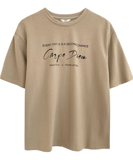 carpe diem T-shirt/4color(ネコポス)