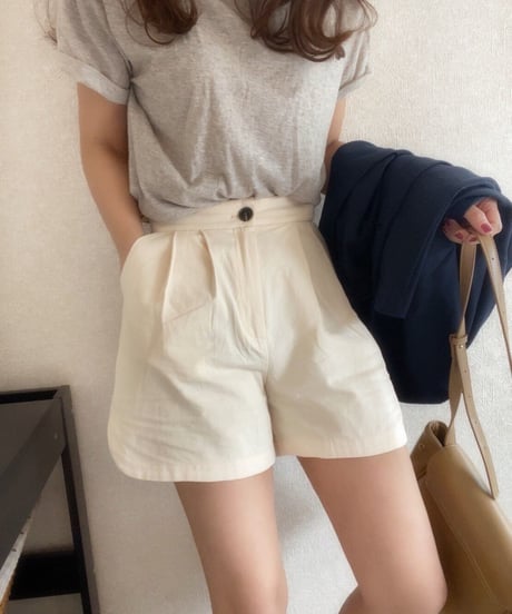 side slit short pants/5color