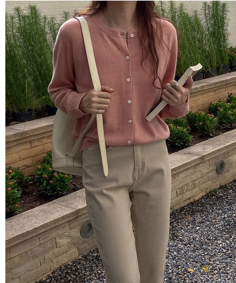 [OUTLET]wool color cardigan/4color