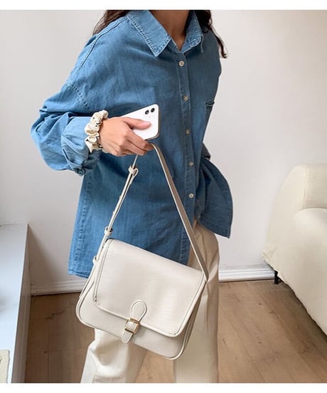 vintage shoulder mini bag/3color