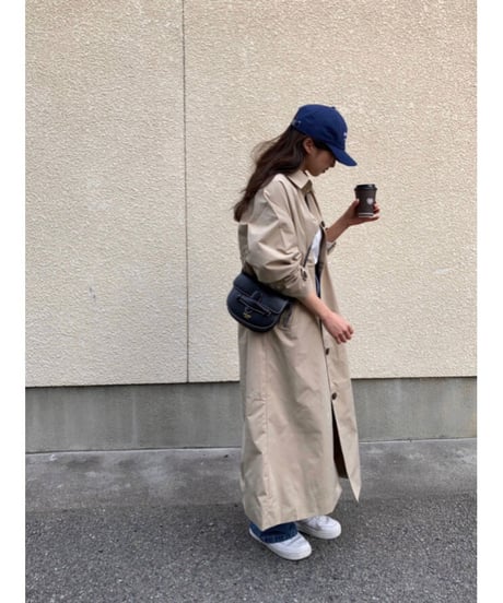 [OUTLET]long sten collar coat/2color