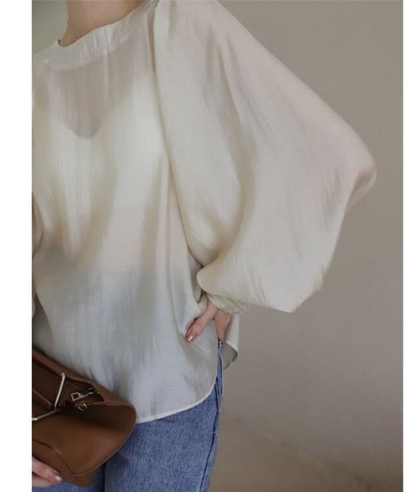 (再生産)【original】balloon sleeve blouse