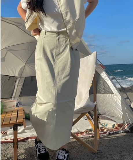 work long skirt/2color