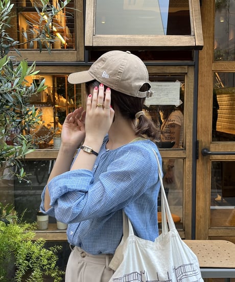 gingham check blouse/4color(ネコポス)