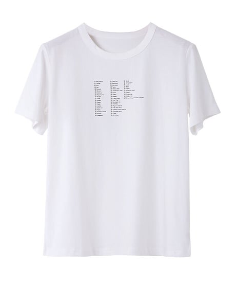 list T-shirt/3color(ネコポス)