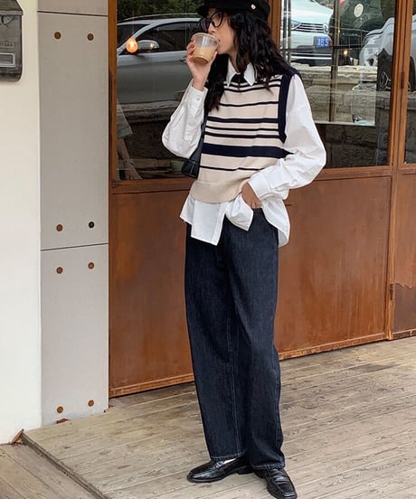 indigo straight denim