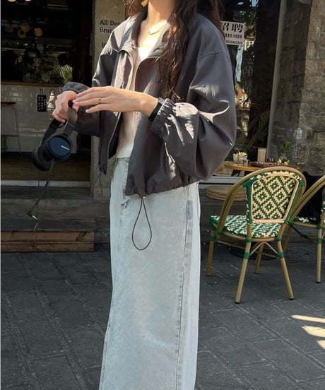 light nylon blouson/2color