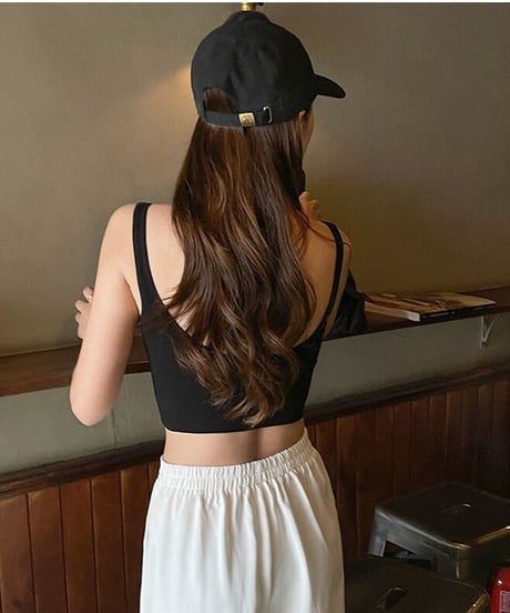 back open bra top/3color