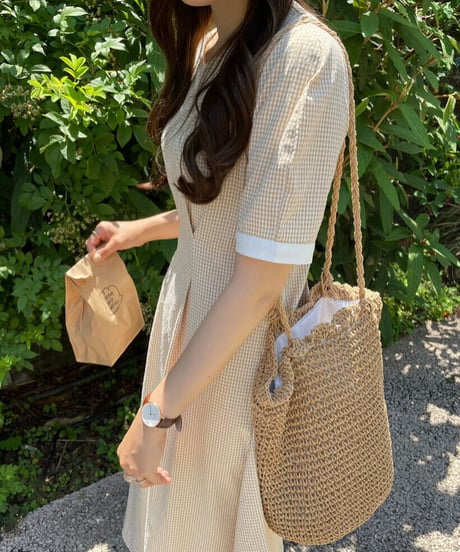 gingham check OP/4color