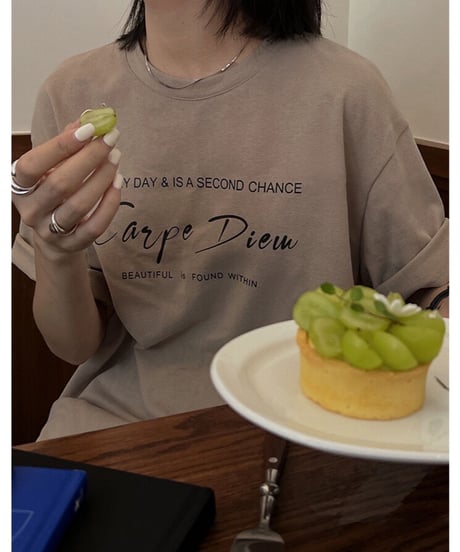 carpe diem T-shirt/4color(ネコポス)