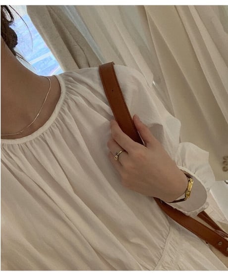 airy long dress/3color