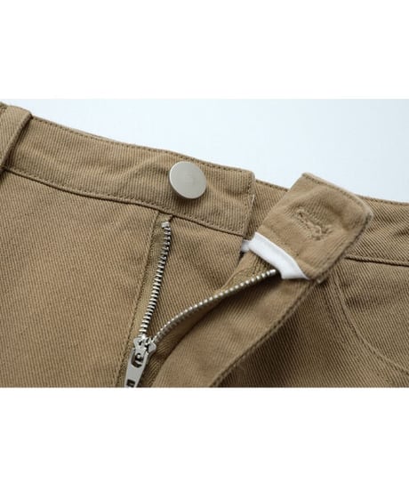 [OUTLET]A line color denim skirt/2color