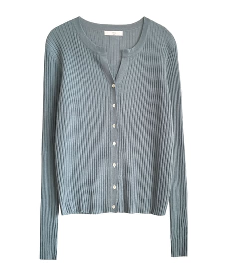 [OUTLET]rib ensemble like tops/2color